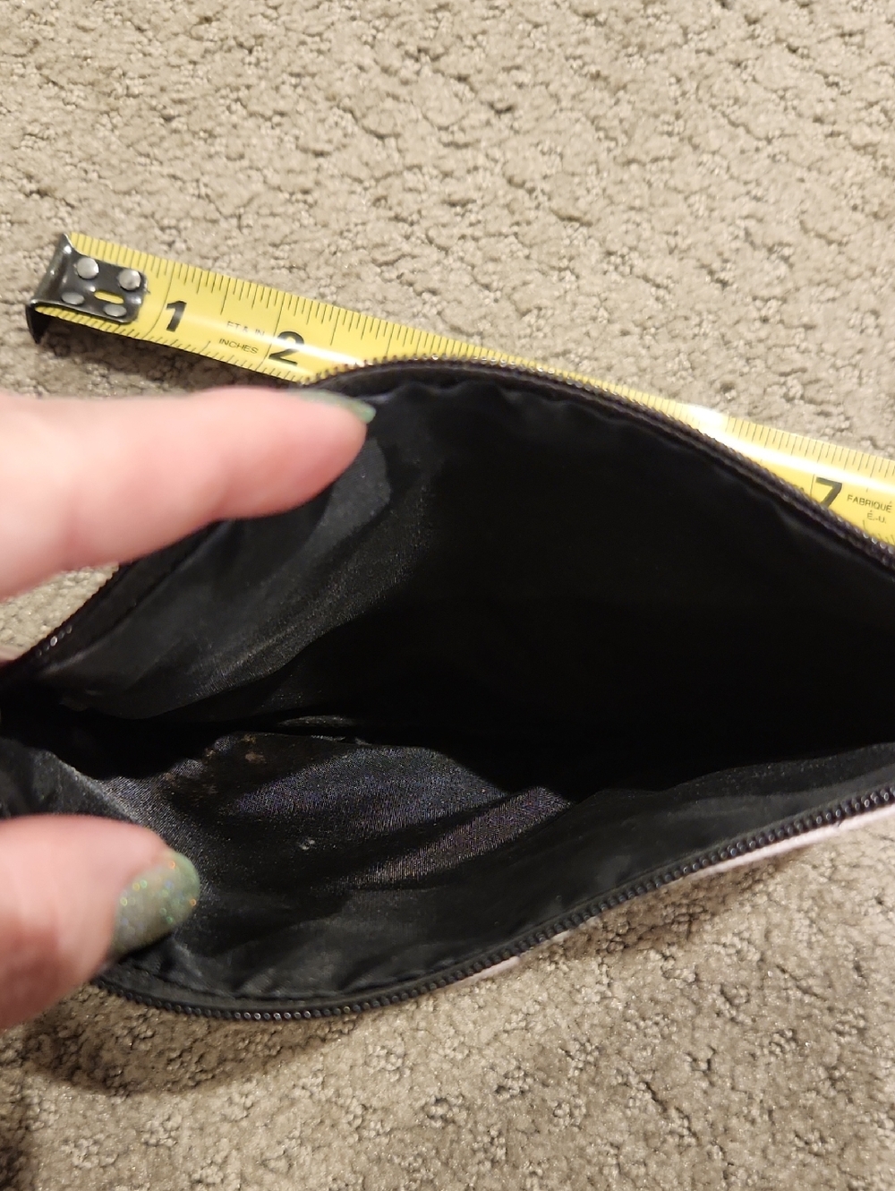 Ipsy Pink Witchy Print Cosmetic Pouch - Picture 4 of 5